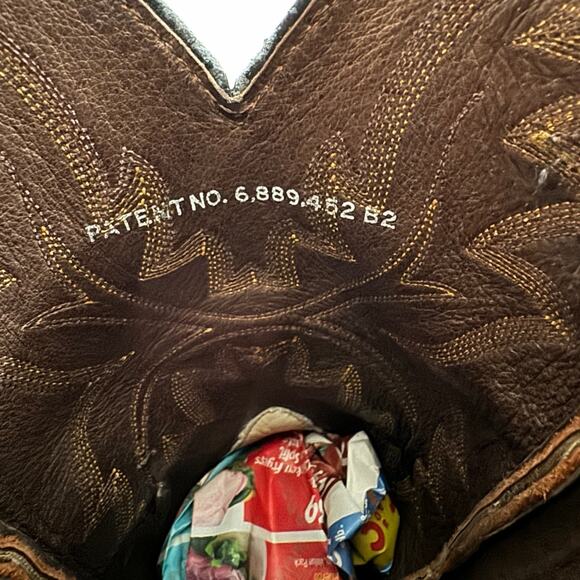 Justin Boots Tekno Crepe Smooth Ostrich Cowgirl Women’s Size 8.5 B L5131 - Picture 6 of 8